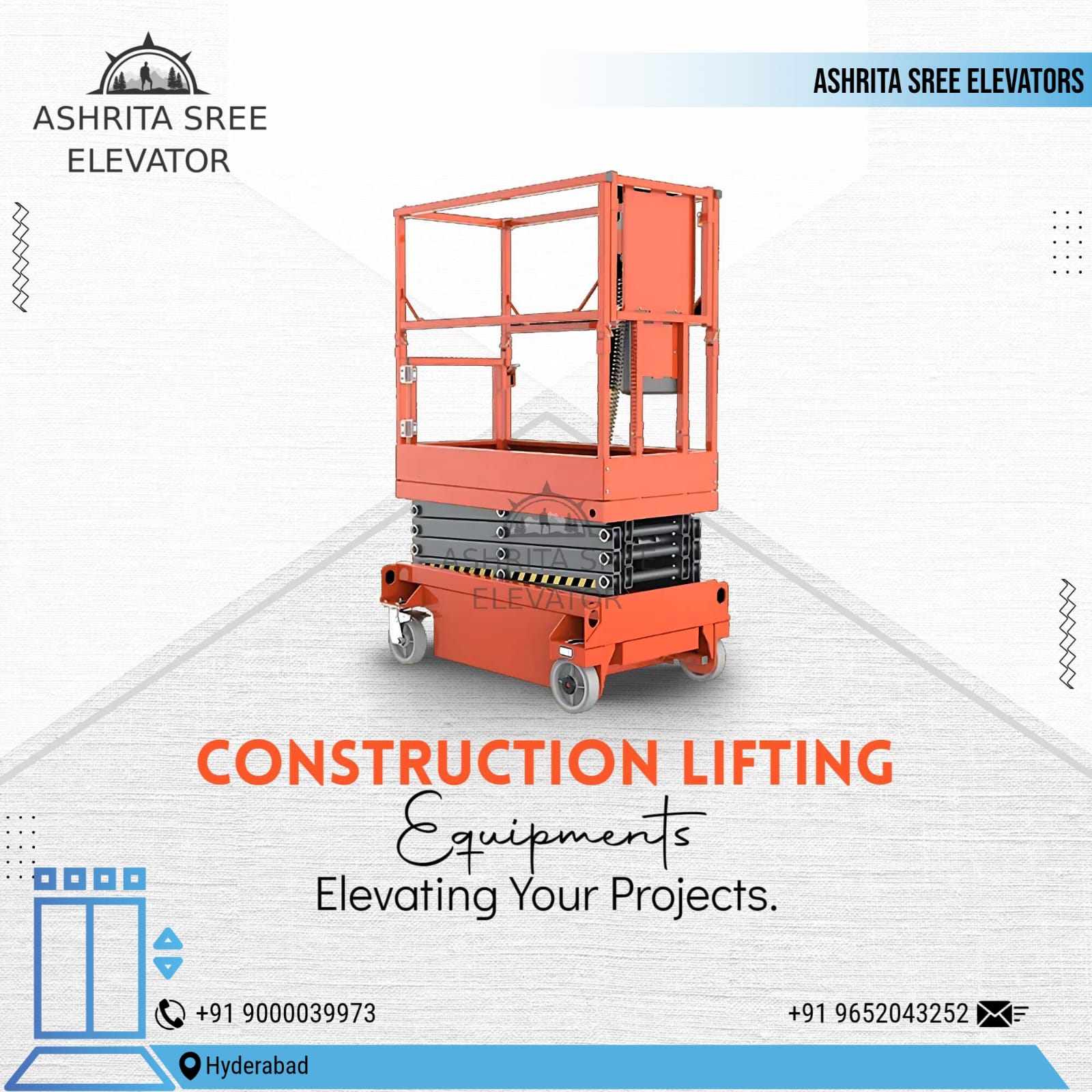 Industrial Manual Elevator